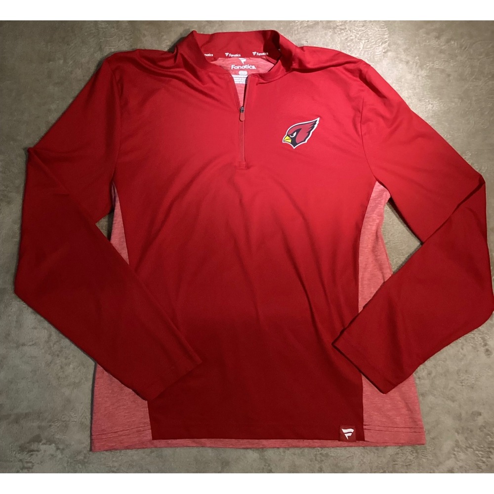 Fanatics‎ Cardinals Pullover Long Sleeve Quarter Zip Athletic Top Size M